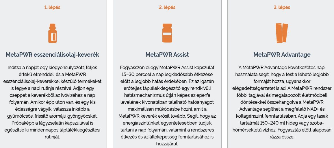 Doterra MetaPWR beadlet gyöngyöcskék